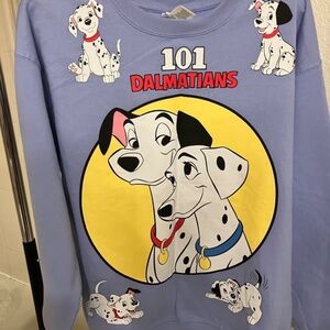 RARE Disney 101 Dalmatians Crewneck 🐾 NWT Size Medium – Hard to Find Collector